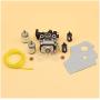 Perfect fit Carburetor Check Valve Gasket Fuel Filter Hose Kit Fit H-ONDA GX35 GX35NT HHT35 HHT35S Engine for Motor Trimmer Brushcutter Blower Good Abrasion Resistance