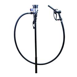 Groz 110V Electric Oil & Diesel Drum Transfer Pump | 10.5 GPM | Fits on 15-55 Gal. Drums| Double Insulated Motor | 2-Piece Threaded Telescopic Suction Tube | for Use with Non-Flammable Media (45522)