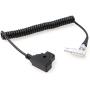 ZBLZGP D-tap to Right Angle 0B 6 Pin Male Power Cable for DJI Wireless Focus Motor (Elbow Coiled Cable)
