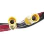 Attwood 14350-3 Medium-Duty Trolling Motor Connector, Female Receptacle, Boat Side, Weather Cover, Face Plate, 12-Volt DC