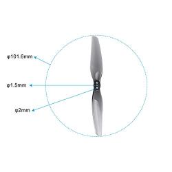 BETAFPV 16pcs HQ 4025 2-Blade Props with 1.5mm Shaft Whoop Drone Propellers for 3-4S Brushless 3-4Inch FPV Micro Racing Whoop Drone 1505 1404 Brushless Motors