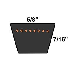 D&D PowerDrive 1555 SARLO Power Motors Replacement Belt