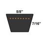 D&D PowerDrive 1555 SARLO Power Motors Replacement Belt