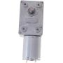 ULTECHNOVO DC 12V Worm Gear Motor High Pulling Torque RPM 150 Durable Micro Gear Motor Reversible for DIY Robot Smart Car Use (Silver)