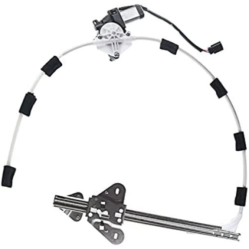 Front Left Driver Side Power Window Regulator and Motor Assembly Replacement for Jeep Cherokee XJ 1997-2001