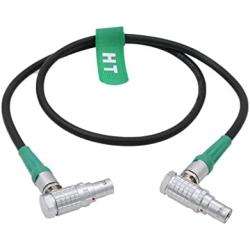 HangTon Motor Cable 1B 7 Pin for Preston FIZ MDR-4 MDR-3 Controller DM1X DM2X DM5 Digital Motor Heden M26VE, Right Angle to Straight (3m, RA to RA)