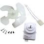 Edgewater Parts W10124096, AP4318657, PS1957416 Refrigerator Condenser Fan Motor Kit Compatible With Whirlpool, Kenmore, KitchenAid, Maytag, Estate (Fits Models: ED5, GS2, GS6, MSD)