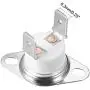 uxcell KSD301 Thermostat 150°C/302°F 10A Normally Closed N.C Adjust Snap Disc Temperature Switch 2pcs