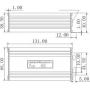 Risunmotor Ebike Controller 24V 36V 48V 350W 500W 750W 25A Brushless DC Controller Square Wave KT Controller with Regenerative and Reverse Function