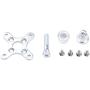 Semetall 1000KV RC Brushless Motor A2212 13T 1045 Propeller RC Aircraft Multicopter Accessories Kit Mount with 30A Brushless ESC Set for Remote Control Plane F450 F550