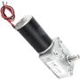 sourcing map Reduce Gear Box Motor DC 12V 14RPM High Torque 8mmx13mm Shaft Electric Power Speed Silver Tone