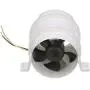 Attwood 1749-4 Turbo 4000 Series II In-Line Blower, For 4-Inch Interior Diameter Vent Hose, Water Resistant, 12-Volt