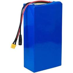 48V 20Ah E-Bike Rechargeable Lithium Ion Battery Pack, Built-in BMS Board, for 2000W Electric Bicycles/Motorcycles Motors, with Charger