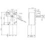 Gear Reduction Motor, DC 12V High Torque Worm Geared Motor Reduction Motor with Encoder Srong Self Locking, Motor Worm Gear Box, with Stable and Reliable Performance(40RPM)