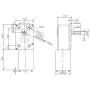 Gear Reduction Motor, DC 12V High Torque Worm Geared Motor Reduction Motor with Encoder Srong Self Locking, Motor Worm Gear Box, with Stable and Reliable Performance(40RPM)