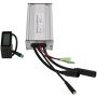 Bnineteenteam 36V 48V 500W Electric Bicycle Brushless Motor Controller,Electric Bicycle Controller Dispaly Kit for Electric Bicycle