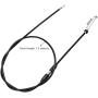 7/8 22mm Thumb Throttle Cable Accelerator Control Handle Assembly Replacement for 50cc 70cc 90cc 110cc 125cc 250cc TaoTao ATV Quad Go Kart Pit Bike (with 4 Cable Ties)