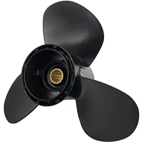 COPKINGO Boat Propeller 11 1/2 X 13 for Suzuki Outboard 35-65HP Motor Engine 13 Tooth Spline Outboard Propellers 58100-94313-019 11.5x13