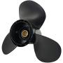 COPKINGO Boat Propeller 11 1/2 X 13 for Suzuki Outboard 35-65HP Motor Engine 13 Tooth Spline Outboard Propellers 58100-94313-019 11.5x13