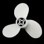Suuonee Boat Motor Propeller, 7 1/4 5-A 3 Blades Aluminum Boat Propeller Outboard Motor for Hangkai 3.5HP