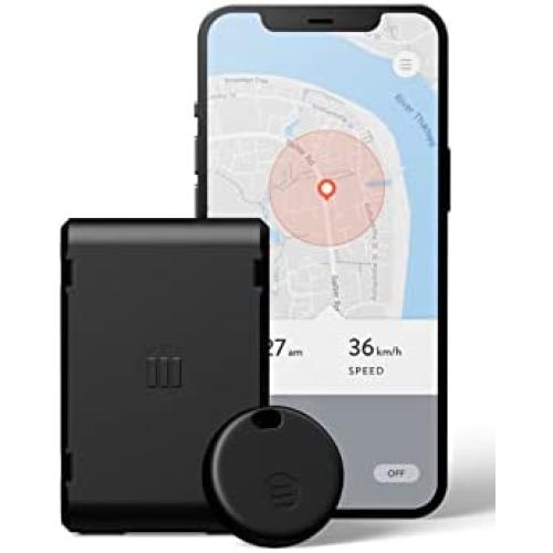 MoniMoto 7 (2021) - Smart Motorcycle GPS Tracker and Alarm - Suitable for Scooters, Quad Bike ATVs, Snowmobiles - DIY Installation, No Wiring Required