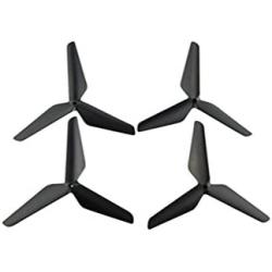Upgraded Spare Parts Motor Main Blade Propellers Three-Blade Propellers for Syma X5SW X5HW X55 RC Mini Quadcopter Toy (Black)