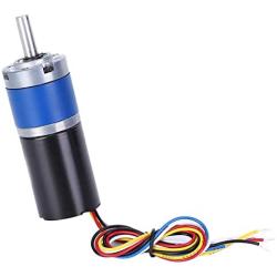 CM36-3650 Reduction Geared Motor,Brushless DC Motor Mechanical Parts Metal Gear High Torsion Low-Noise Wear-Resistant 12V 36MM Mini DC Motor High Torque Gear (1600RPM)