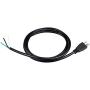 Pinfox 6ft 14 Gauge 3 Prong Heavy Duty Replacement Power Supply Cord Cable 110V 115V 120V Pigtail for Universal AC Appliance, NEMA 5-15 Plug US SJT 14AWG (15A)