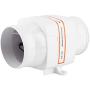 Acouto Bilge Air Blower 12V 4inch 270CFM in‑Line Marine Bilge Air Blower 4
