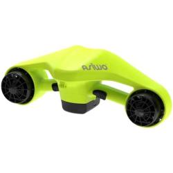 Asiwo Underwater Scooter with Action Camera Mount - Dual Motor Sea Scooter OLED Display Waterproof for Diving Swimming Snorkeling Adventures and Chasing Fish
