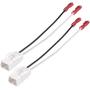 Bingfu Car Speaker Harness for Select 02-20 Chrysler Dodge Jeep Ram VW Routan Vehicles Aftermarket Speaker Wiring Harness Adapter Cable LA61