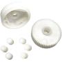 ADVANCE IGNITION Headlight Motor Gear Repair Kit Heavy Duty 8PCS Gear With Bushing Kits Compatible with Chevrolet 88-96 Corvette 5.7L 1986 1987 1988 1989 1990 1991 1992 1993 1994 1995 1996