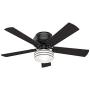 Hunter Cedar Key Indoor / Outdoor with LED Light and Remote Control, 52