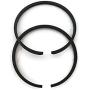 2 pcs 1 Set Piston Ring Set For STIHL 009, 010 AV 1120 034 3000 36MM x 1.5 Kolbenring Rings Chainsaw Motor Engine