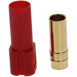 Heyiarbeit 4 Sets XT150 Connector Adapter Male Female Plug 6mm Large Current Motor Gold Bullet Connector for RC Lipo Battery ESC Motor