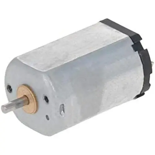 Fielect DC Motor 1.5V-4.5V 9000-13000RPM 0.04A Micro Motor Electric Motor Round Shaft for RC Boat DIY Airplane Toys Model DIY Hobby, 1 PCS