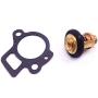 SouthMarine Boat Engine Thermostat Kit 66M-12411-00 66M-12411-01 and Gasket 65W-12414-00 62Y-12414-00 for Yamaha 9.9-70hp 4-Stroke Outboard Motor