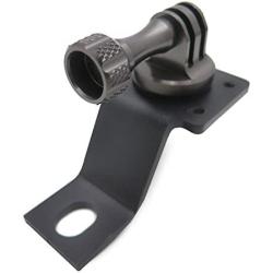 HTTMT- Motorcycle Rearview Mirror Camera Mount Bracket Holder Compatible with GoPro Hero 7/6/5/4 in Gray [P/N: GZSP-SP-015]