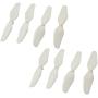 Main Blade Propellers CCW CW Replacement Propeller Guard Protectors Motors for Syma X21 X21W X22 X22W Drone Replacement RC Quadcopter Spare Parts Set White (Propellers 8pcs)