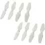 Hélice Principale de Remplacement CCW CW Protections d'Hélice Moteurs pour Syma X21 X21W X22 X22W Drone Pièces de Rechange RC Quadcopter Set Blanc (Hélices 8pcs) Hélice Principale de Remplacement CCW CW Protections d'Hélice Moteurs pour Syma X21 X21W X22 X22W Drone Pièces de Rechange RC Quadcopter Set Blanc (Hélices 8pcs)