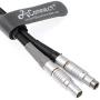 AConnect RS Cable for ARRI cforce RF Motor 3 Pin Male to 7 Pin Male Run Stop Connector for cmotion cPRO Motor camin CAM Alexa Amira Compatible with K2.0015754 24.8in|63cm