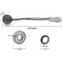 CartClan Speed Sensor and GE Magnet for Golf Cart Club Car DS IQ & Precedent with GE Motor Only 102265601