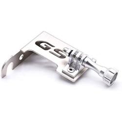 Evomosa Motorcycle Front Left Camera Support Bracket (Silver)