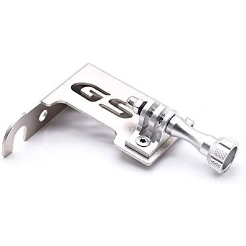 Evomosa Motorcycle Front Left Camera Support Bracket (Silver)