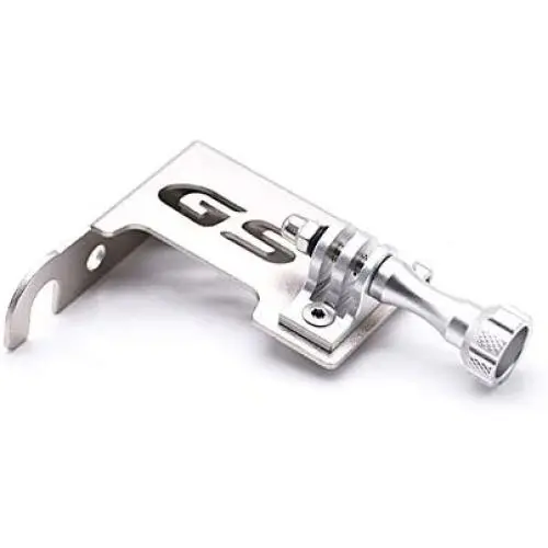 Evomosa Motorcycle Front Left Camera Support Bracket (Silver)
