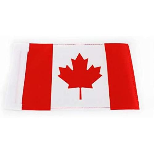 Motorcycle Flag Canada Flag 5.5 X 9 Inches with 3/8