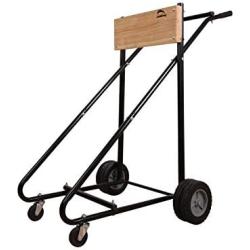 LEADALLWAY Outboard Boat Motor Stand Carrier Cart Dolly Storage Pro Heavy Duty Multi Purposed Engine Stand