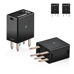 15328867 Compatible with GMC Buick Chevy Ac Compressor Clutch 12077866, 13500126 Relay Engine Cooling Fan Motor Multi-Purpose Relay 5 Pin 12 VDC 20A（2Pack)