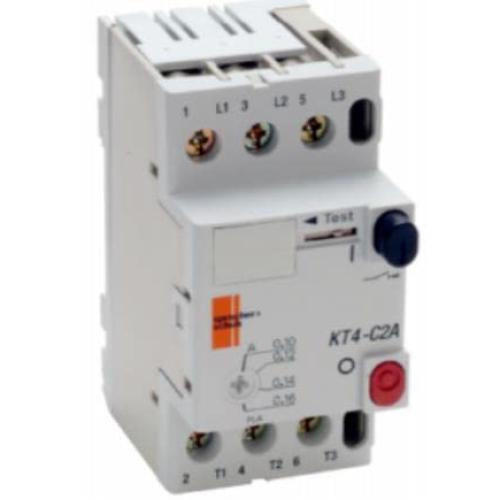 SPRECHER & SCHUH KT4-C2A-B10 PUSHBUTTON ON/Off Handle and MOUNTS to DIN Rail, Phase Loss/Overload Protection, Manual Motor Controller, 0.63-1.0A Trip