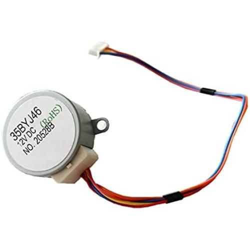 Moteur Pas à Pas 35BYJ46 Chendawei Sxiaoxia avec Réducteur, DC 5V 12V 24V, Petit Humidificateur - Pièces de Réparation (Diamètre 10mm, Résistance 300 Ohms) Moteur Pas à Pas 35BYJ46 Chendawei Sxiaoxia avec Réducteur, DC 5V 12V 24V, Petit Humidificateur - Pièces de Réparation (Diamètre 10mm, Résistance 300 Ohms)
